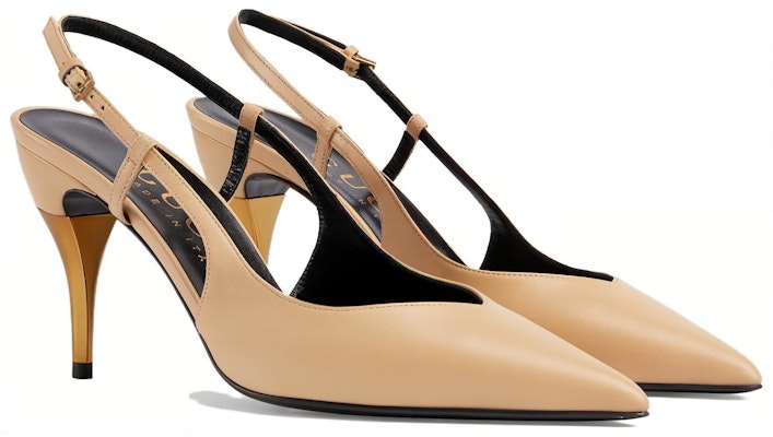 (W) Tumit Tinggi Selesa Gucci 'Coklat' Berhujung Runcing 762378-C9D00-9702 Lookbook (W) Tumit Tinggi Selesa Gucci 'Coklat' Berhujung Runcing 762378-C9D00-9702