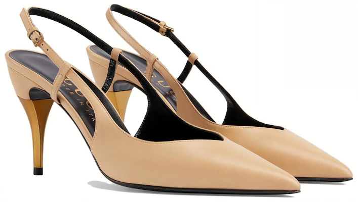 (W) Tacón Alto Cómodo de Punta Gucci 'Marrón' 762378-C9D00-9702 Lookbook (W) Tacón Alto Cómodo de Punta Gucci 'Marrón' 762378-C9D00-9702