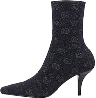 (Women) Gucci Pointed Toe High Heel Ankle Boot 'Black' 718378-FACFM-8720 (Women) Gucci Pointed Toe High Heel Ankle Boot 'Black' 718378-FACFM-8720