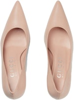 GUCCI古馳 皮革 套穿尖頭時尚 細跟 高筒鞋 女款 粉色 Lookbook GUCCI古馳 皮革 套穿尖頭時尚 細跟 高筒鞋 女款 粉色