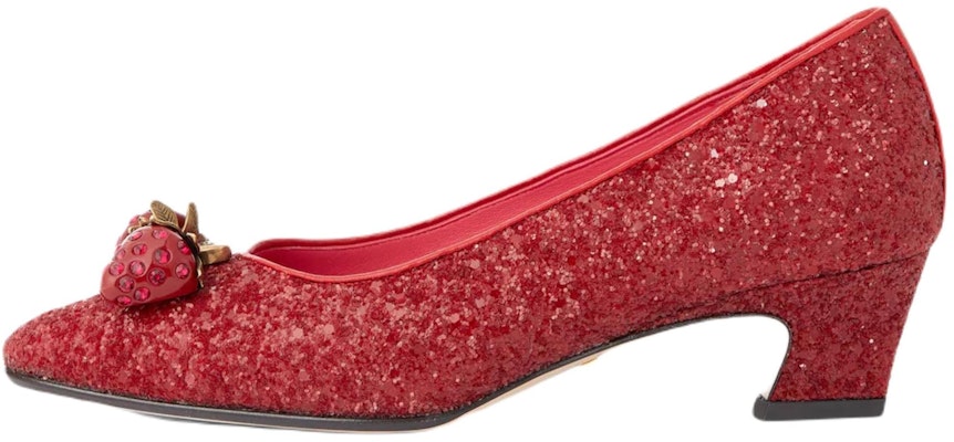 (Women) Gucci Pointed Toe Slip-On 'Thick Heel Red' 746387-FAB1E-6445 Buy (Women) Gucci Pointed Toe Slip-On 'Thick Heel Red' 746387-FAB1E-6445