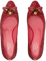 (W) Gucci Kasut Tumit Tebal Slip-On 'Merah' Berhujung Runcing 746387-FAB1E-6445 Shop (W) Gucci Kasut Tumit Tebal Slip-On 'Merah' Berhujung Runcing 746387-FAB1E-6445