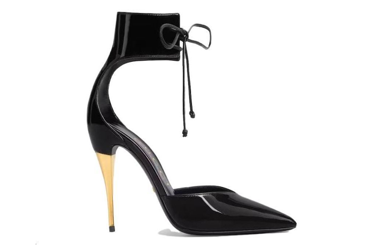 Order (W) グッチ ポインテッドトゥ スティレット (黒革) 717159-AAA59-1000