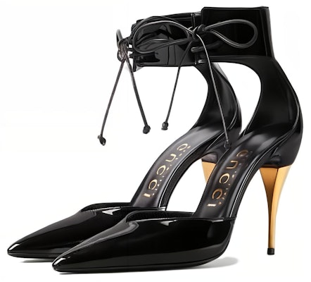 (Women) Gucci Pointed Toe Slip-On Stiletto 'Black Leather' 717159-AAA59-1000 Lookbook (Women) Gucci Pointed Toe Slip-On Stiletto 'Black Leather' 717159-AAA59-1000