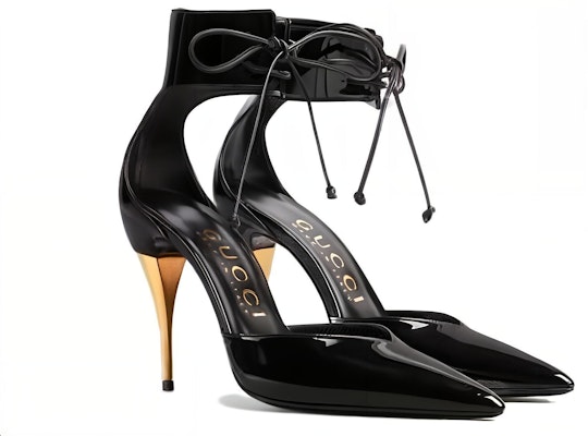 (Women) Gucci Pointed Toe Slip-On Stiletto 'Black Leather' 717159-AAA59-1000 Shop (Women) Gucci Pointed Toe Slip-On Stiletto 'Black Leather' 717159-AAA59-1000