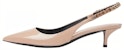 (W) Gucci Kulit Lak Tirus Stiletto 'Beige Terang' 782832-BNC80-6702
