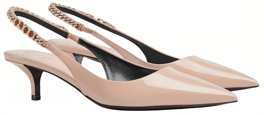 (Women) Gucci Pointed Toe Stiletto 'Light Beige Patent Leather' 782832-BNC80-6702 Lookbook (Women) Gucci Pointed Toe Stiletto 'Light Beige Patent Leather' 782832-BNC80-6702