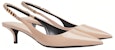 (W) Gucci Kulit Lak Tirus Stiletto 'Beige Terang' 782832-BNC80-6702
