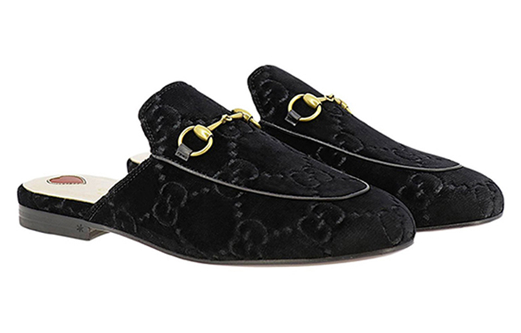 Shop (W) Gucci Princetown Pantuflas 475094-9JT20-1000