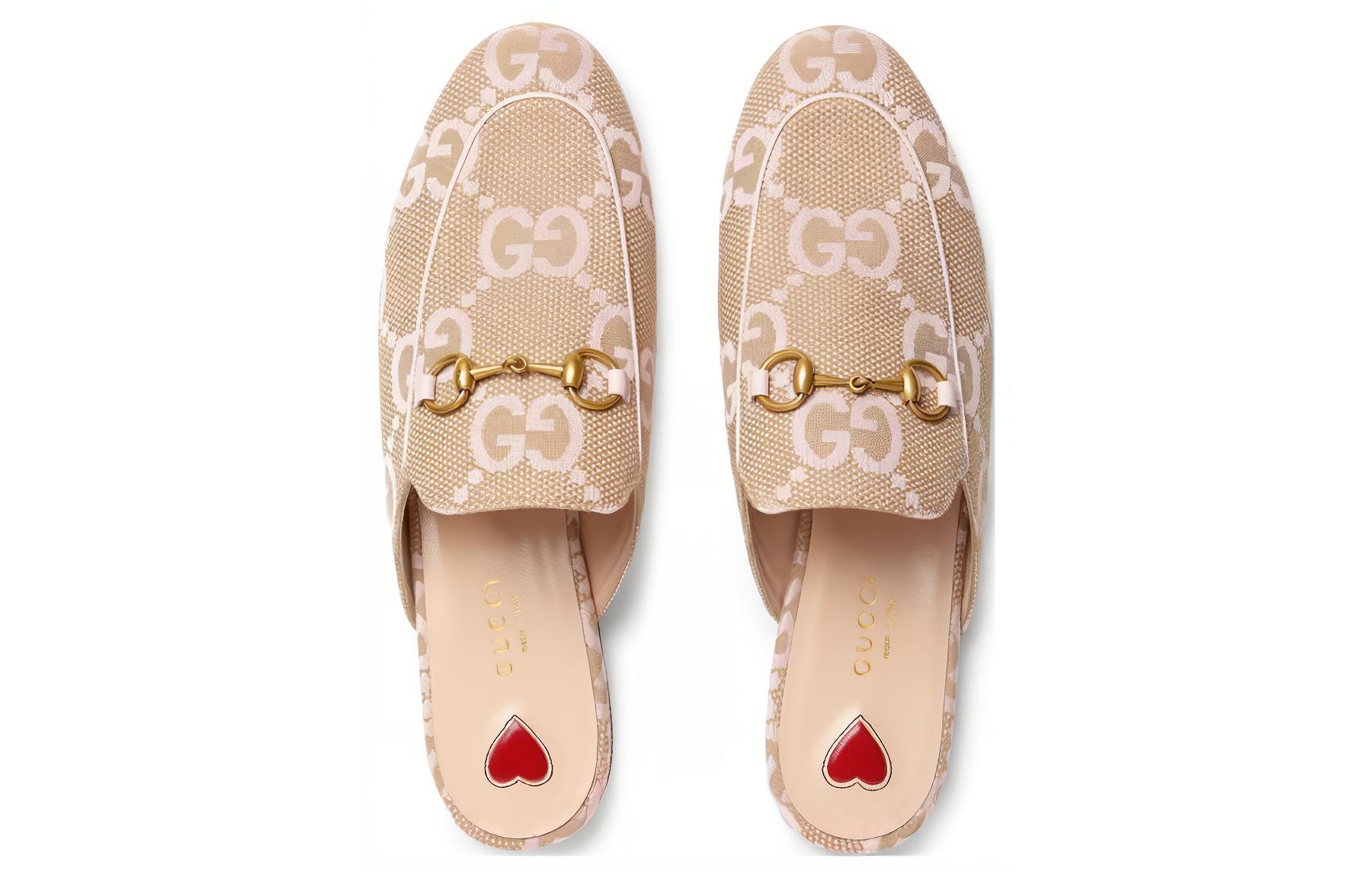 Shop (W) Gucci Princetown '米色' 475094-FABB1-8868