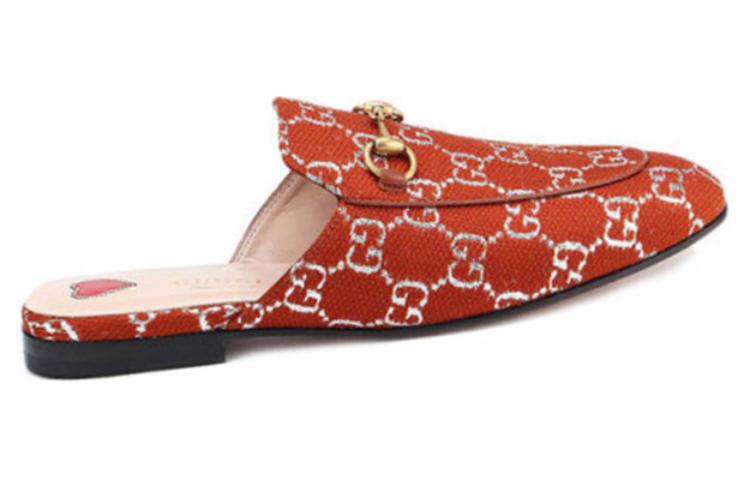 (W) Gucci Princetown 'Beige Red' 圖 2