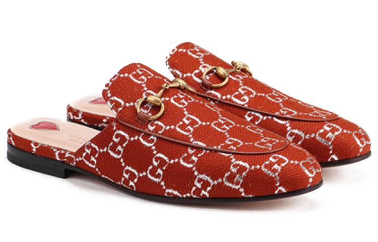 (W) Gucci Princetown 'Beige Red' 圖 3