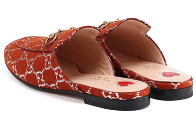 (W) Gucci Princetown 'Beige Red' 圖 4