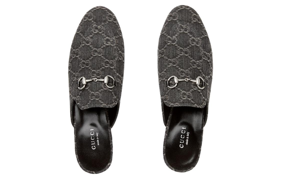 Lookbook (W) Gucci Princetown ''Zwart Denim'' 771592-FACVD-8446