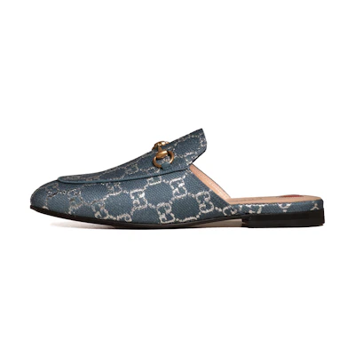 (W) Gucci Princetown 'Blue'