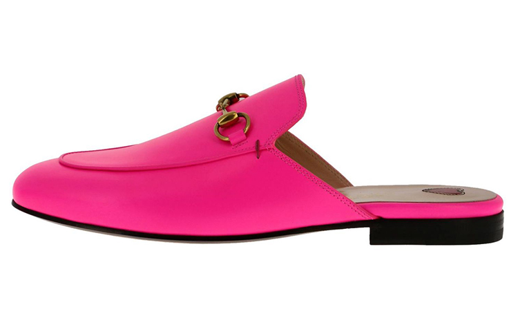 (W) Gucci Princetown 'Bright Pink'