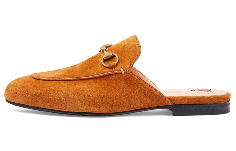 Buy (W) Gucci Princetown 'Kulit Coklat' 557730-AABLH-8351