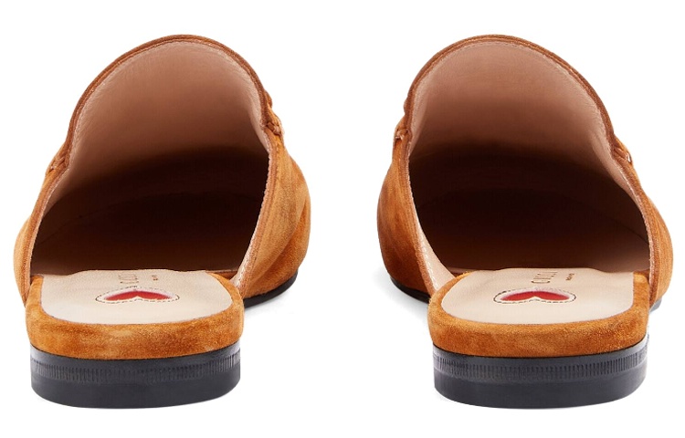 Shop (W) Gucci Princetown 'Kulit Coklat' 557730-AABLH-8351