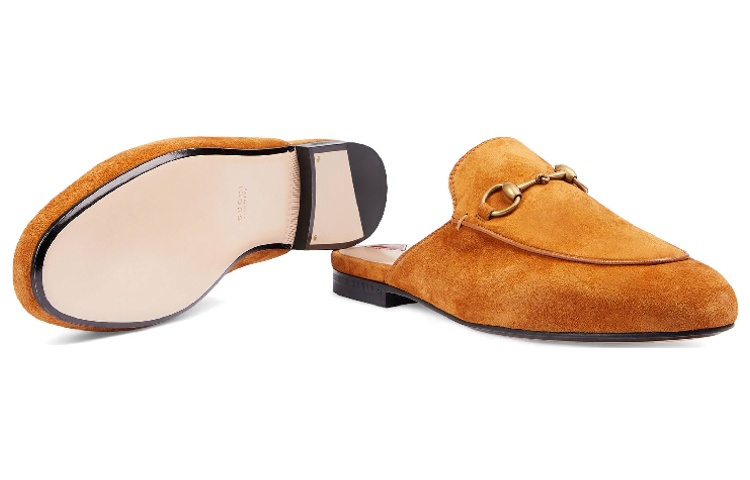 Purchase (W) Gucci Princetown 'Kulit Coklat' 557730-AABLH-8351