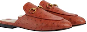 Order (W) Gucci Princetown ''Arancione Scuro Struzzo'' 557730-EAAKV-6528