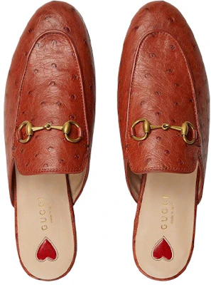 (W) Gucci Princetown ''Arancione Scuro Struzzo'' 557730-EAAKV-6528 Lookbook (W) Gucci Princetown ''Arancione Scuro Struzzo'' 557730-EAAKV-6528