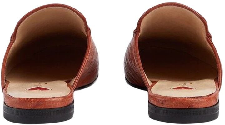 (W) Gucci Princetown ''Arancione Scuro Struzzo'' 557730-EAAKV-6528 Shop (W) Gucci Princetown ''Arancione Scuro Struzzo'' 557730-EAAKV-6528