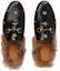 Lookbook (W) Gucci Princetown ''Geborduurde Bij en Ster met Lamswol Zwart'' 505277-D3VT0-1063