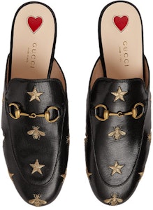 (W) 구찌 프린스타운 자수 가죽 슬리퍼 (블랙) 505268-D3V00-1000 Lookbook (W) 구찌 프린스타운 자수 가죽 슬리퍼 (블랙) 505268-D3V00-1000