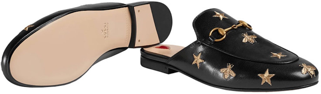 (W) 구찌 프린스타운 자수 가죽 슬리퍼 (블랙) 505268-D3V00-1000 Purchase (W) 구찌 프린스타운 자수 가죽 슬리퍼 (블랙) 505268-D3V00-1000