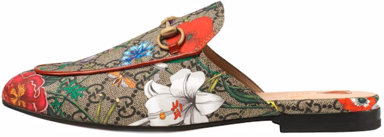(Women) Gucci Princetown G 'Floral' 432772-HT540-8489 (Women) Gucci Princetown G 'Floral' 432772-HT540-8489
