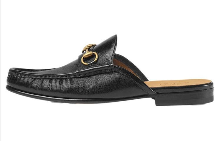 (Women) Gucci Princetown 'Horsebit Black' 523199-D3V00-1000