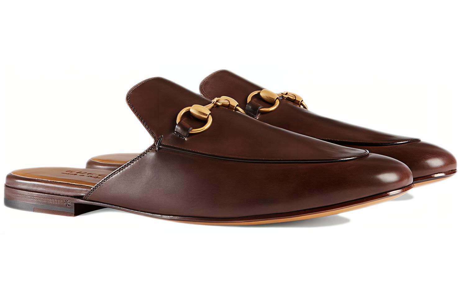 Lookbook (W) Gucci Princetown ''Horsebit Dunkelbraun'' 426219-BLM00-2024