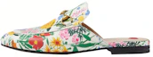 Buy GUCCI 古馳 Princetown Ken Scott印花系列 時尚百搭穆勒平底鞋 女款 彩色花卉