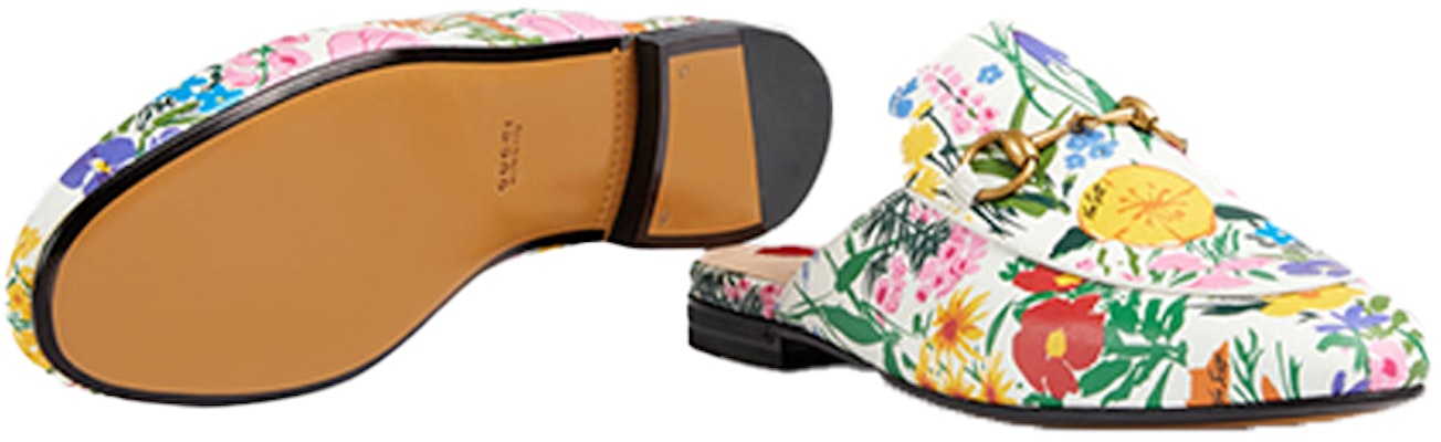 (W) Gucci Princetown 'Ken Scott 花卉'驴蹄鞋 651503-2L350-9270 Purchase (W) Gucci Princetown 'Ken Scott 花卉'驴蹄鞋 651503-2L350-9270