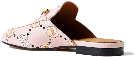 GUCCI古馳 Princetown 皮革 GG動物印花 時尚涼拖 女款 淺粉色 Lookbook GUCCI古馳 Princetown 皮革 GG動物印花 時尚涼拖 女款 淺粉色