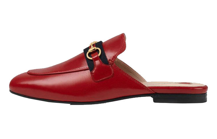 (Women) Gucci Princetown 'Red Horsebit' 629084-CQXM0-6489