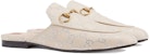 (W) Gucci Princetown 'Putih Perak' 475094-2C820-9151