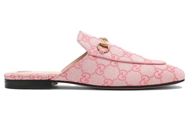 Order (W) Gucci Princetown 粉色帆布乐福鞋 423514-2UZO0-8472