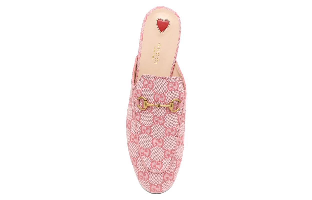 Purchase (W) Gucci Princetown 粉色帆布乐福鞋 423514-2UZO0-8472