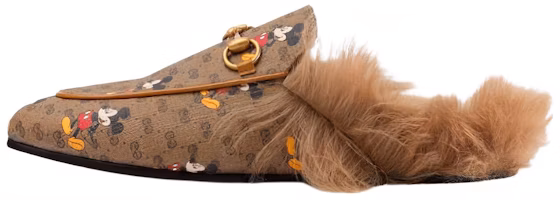 (Women) Gucci Princetown Fur Lined Slipper x Disney 'Mickey Mouse' 603467-HWU30-8487 (Women) Gucci Princetown Fur Lined Slipper x Disney 'Mickey Mouse' 603467-HWU30-8487