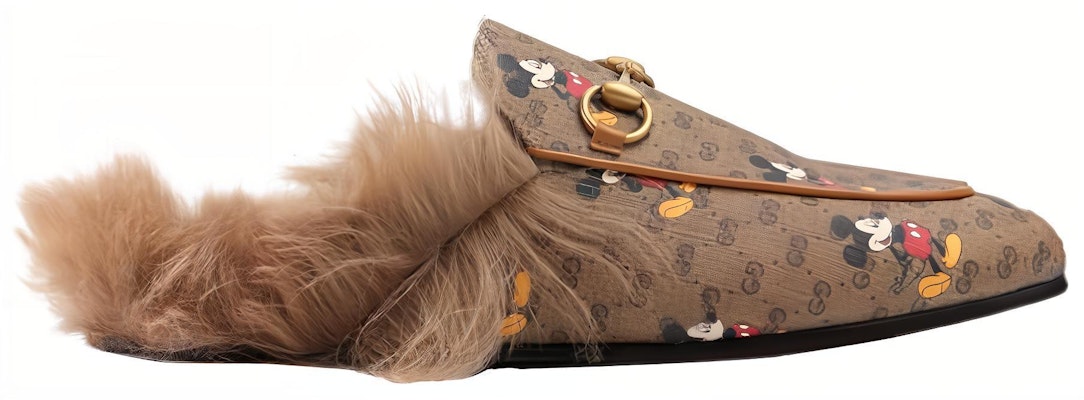 (Women) Gucci Princetown Fur Lined Slipper x Disney 'Mickey Mouse' 603467-HWU30-8487 Order (Women) Gucci Princetown Fur Lined Slipper x Disney 'Mickey Mouse' 603467-HWU30-8487