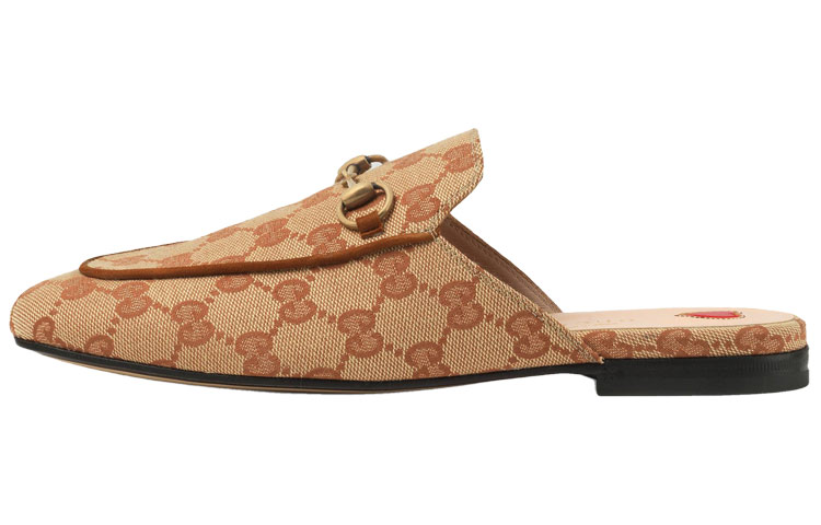 (Women) Gucci Princetown G 'Brown Red' 475094-G1730-8369