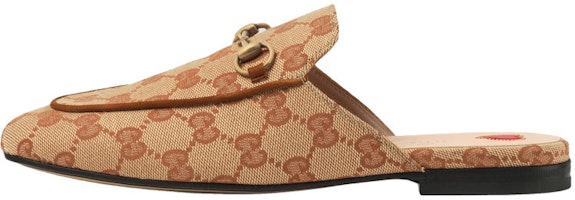 (Women) Gucci Princetown G 'Brown Red' 475094-G1730-8369 (Women) Gucci Princetown G 'Brown Red' 475094-G1730-8369