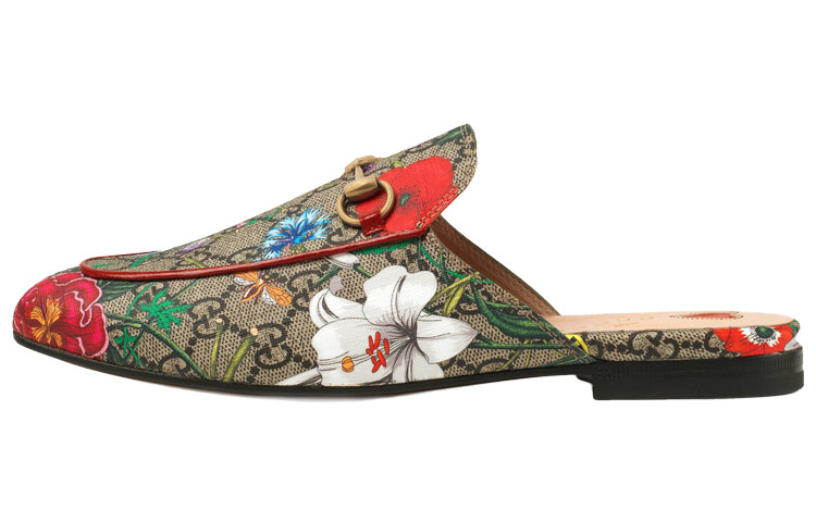 (Women) Gucci Princetown G 'Floral' 432772-HT540-8489