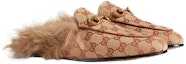 Order (Women) Gucci Princetown G Fur 'Brown' 448657-9Y9J0-8377
