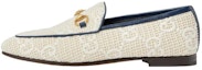 Buy (W) Gucci Princetown GG-Supreme Kain Loafer Tanpa Belakang 'Krim' 431467-FABQG-9188