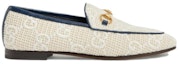 Order (W) Gucci Princetown GG-Supreme Kain Loafer Tanpa Belakang 'Krim' 431467-FABQG-9188