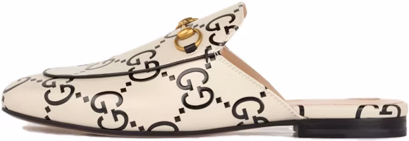 (Women) Gucci Princetown GG Debossed Leather Slipper 'Black Nerd' 557730-UGM30-9180 (Women) Gucci Princetown GG Debossed Leather Slipper 'Black Nerd' 557730-UGM30-9180