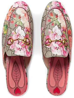 GUCCI 古奇 雙G 帆布樂福鞋 女款 粉紅印花 Lookbook GUCCI 古奇 雙G 帆布樂福鞋 女款 粉紅印花