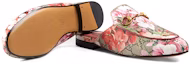 Purchase GUCCI 古奇 雙G 帆布樂福鞋 女款 粉紅印花